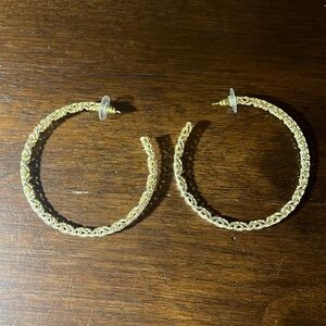 Kendra Scott gold hoops